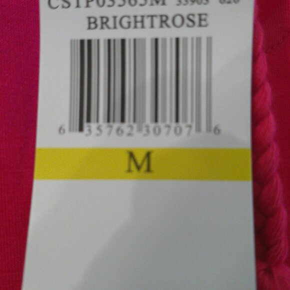 Women's Cable & Gauge Bright Rose top w/pretty shoulder detail -NWT- size Medium - Picture 4 of 12